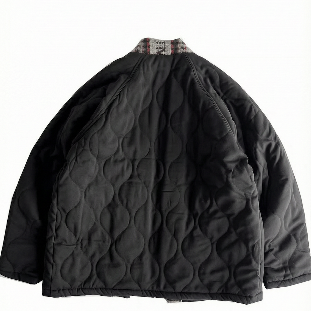 Padded Kimono jacket reversible jacket