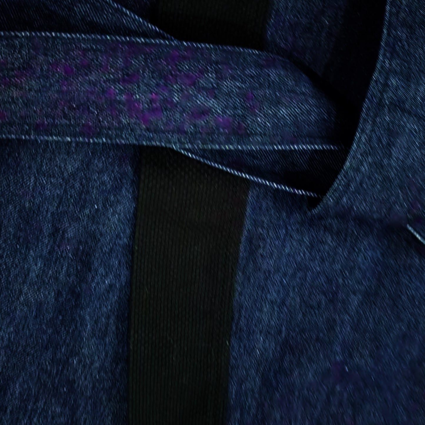 Custom made project mjr's jacket and work pants thick denim sashiko fabric kimono