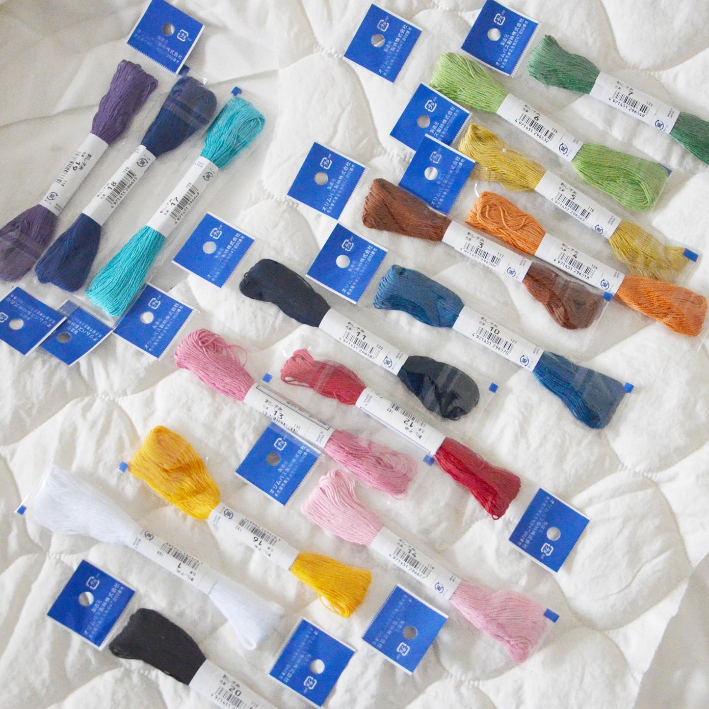Sashiko cotton thread Olympus cotton thread for sashiko stitching