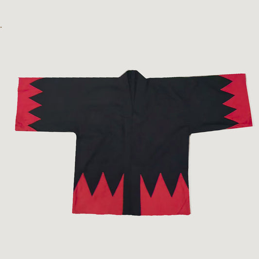 Custom made project Fire Kimono jacket cotton canvas