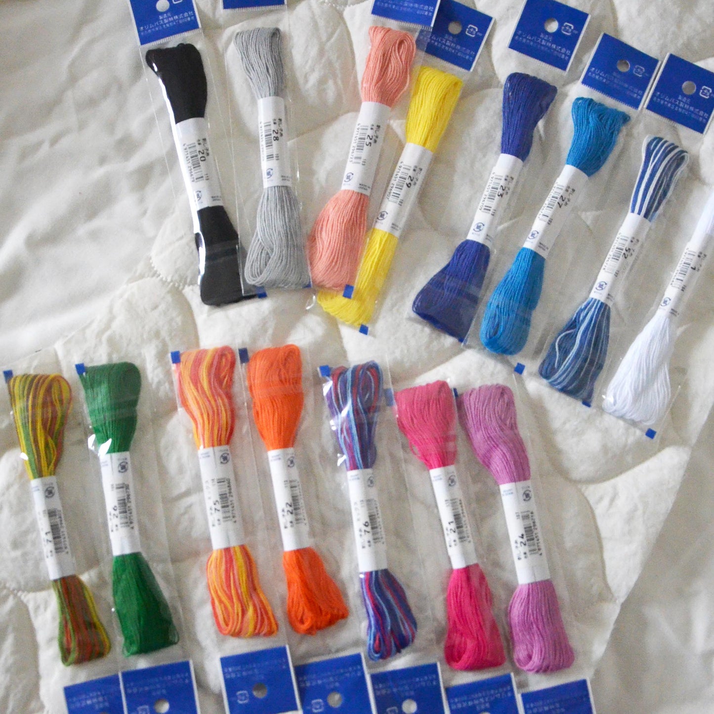 Sashiko cotton thread Olympus cotton thread for sashiko stitching