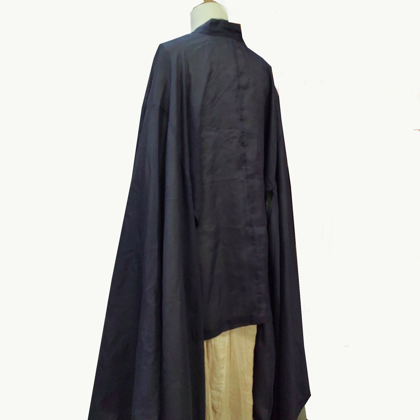 Light Weight ramie Haori style top extra long squared sleeves