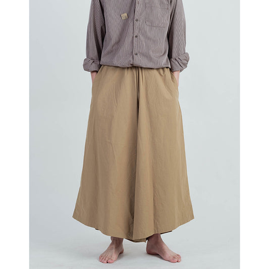 Cotton wide leg pants loose fit wide leg culottes low crotch pants unisex wide leg pants