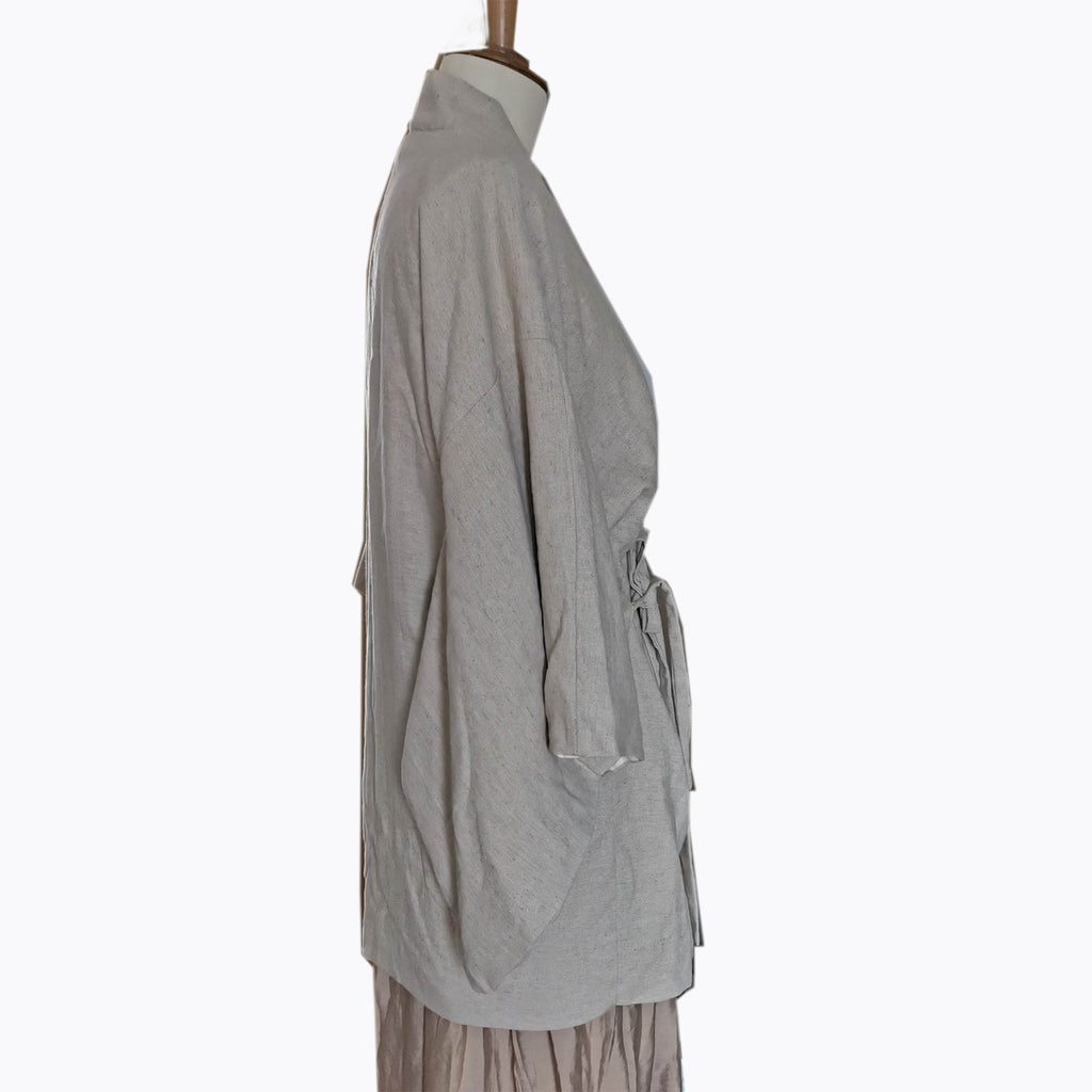 Linen Kimono Natural linen kimono top Squared sleeves kimono jacket kimono shirt