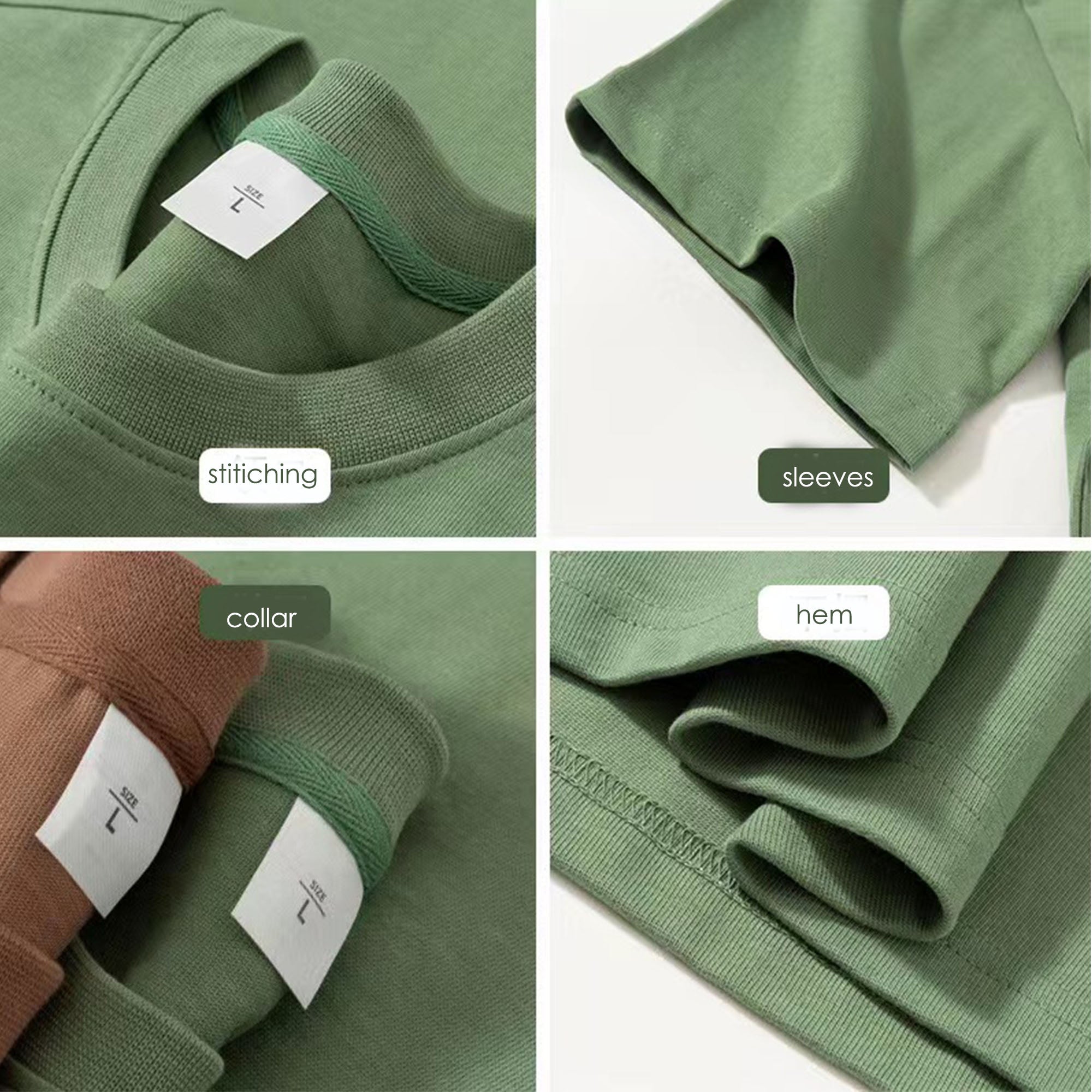 320G oversized T shirt unisex loose fit T shirt heavyquality t shirt heavyweight cotton t shirt