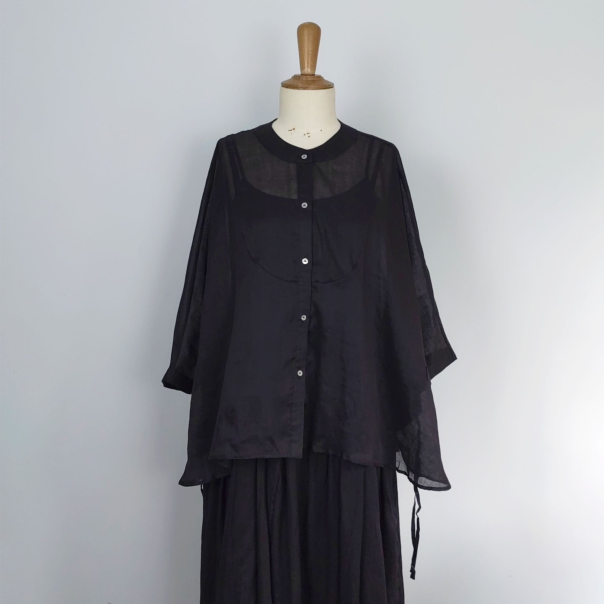 Ramie blouse loose fit blouse light weight ramie shirt