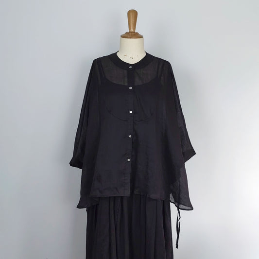 Ramie blouse loose fit blouse light weight ramie shirt