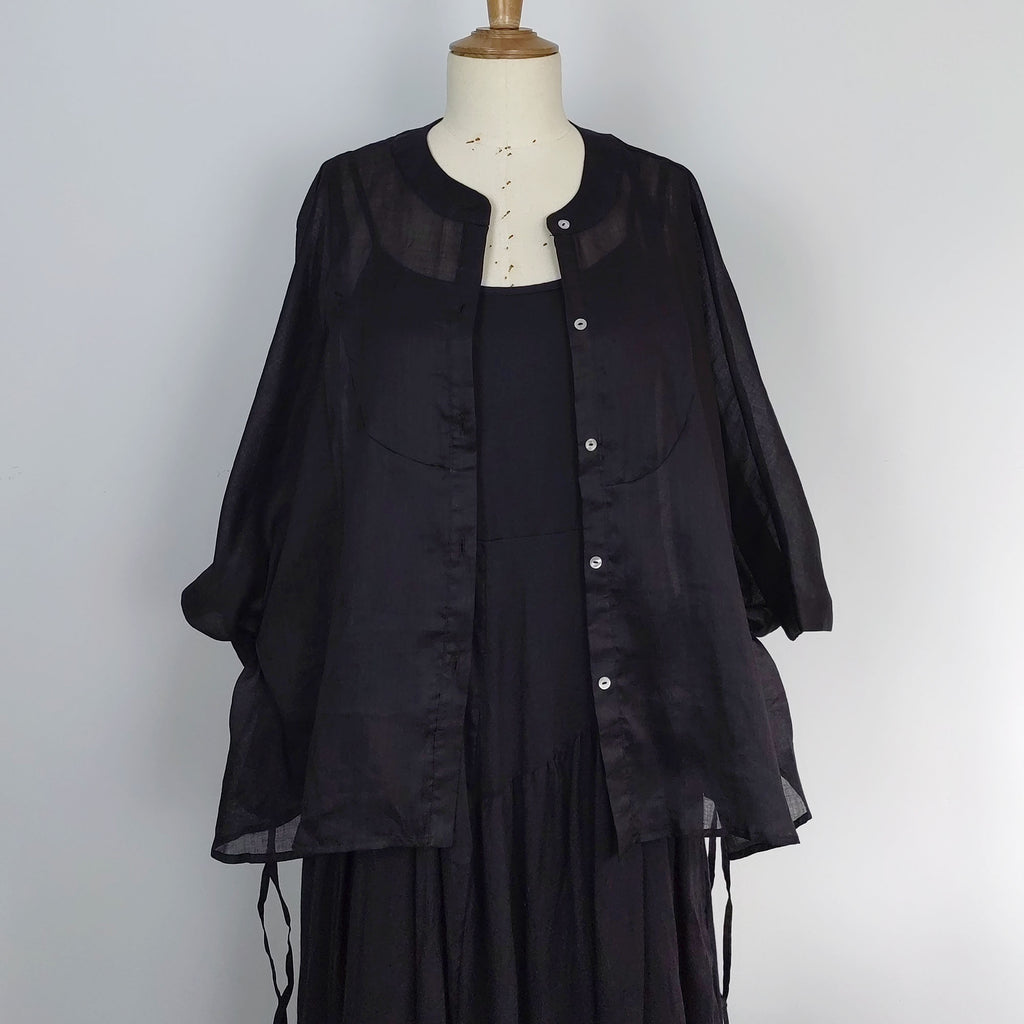 Ramie blouse loose fit blouse light weight ramie shirt
