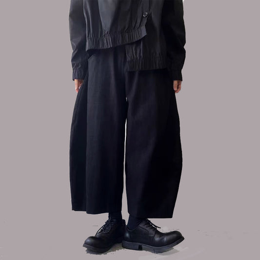 Wide leg pants women / Harem Culottes /  Culottes / Japanese clothing／Wide leg pants women / Harem pants men/ high waist pants Neza Studio