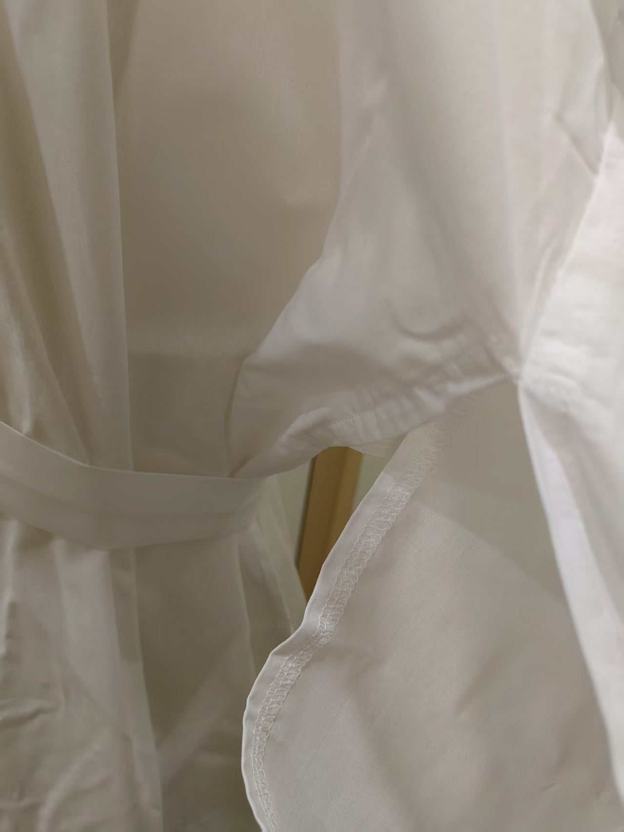 White cotton Yakuta Japanese kimono bathrobe inner wear yakuta cotton Juban