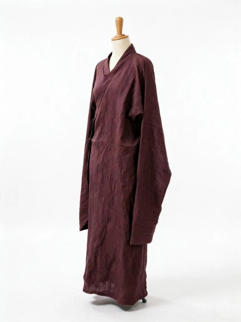 Replica of Han dynasty Tomb Mawangdui Linen robe purple
