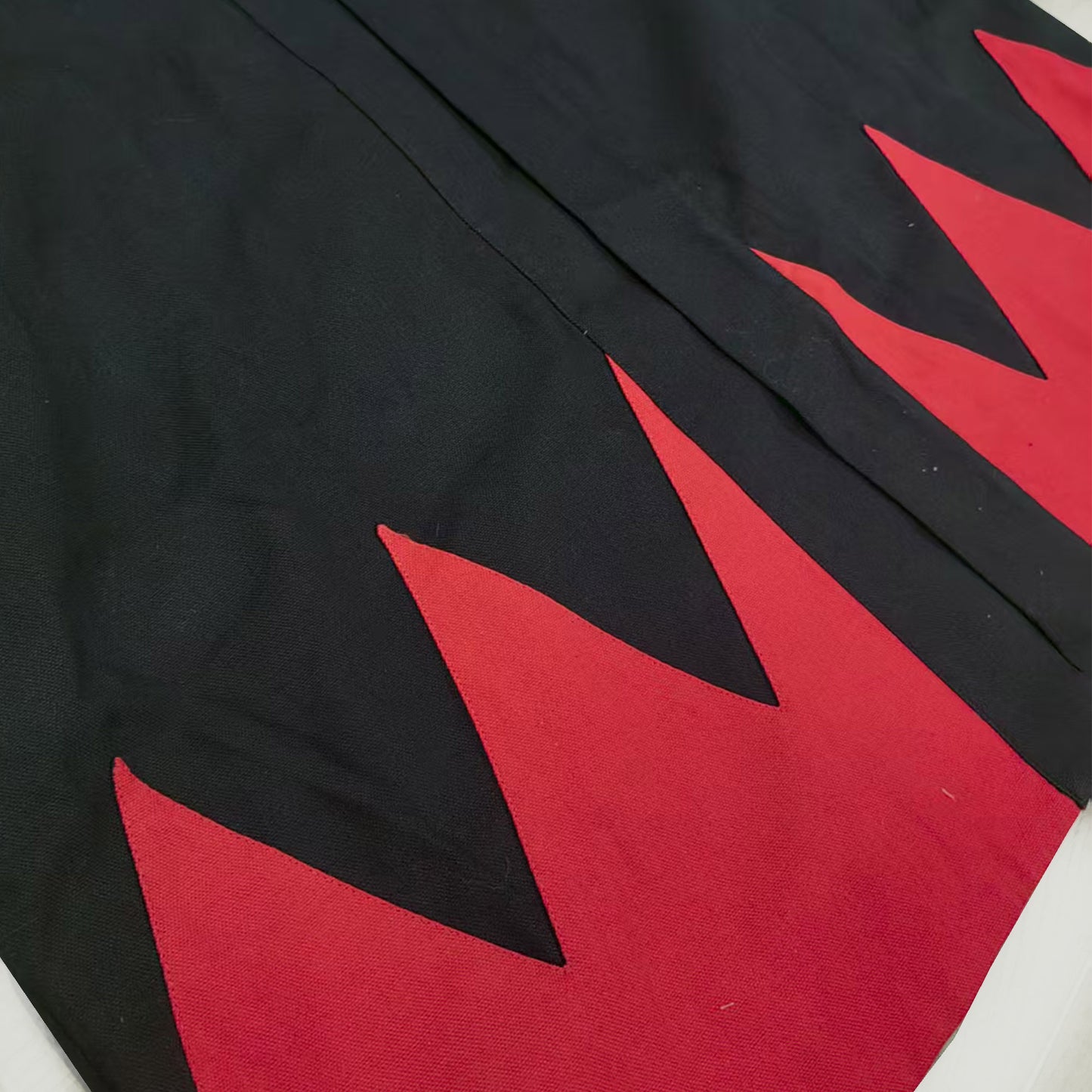 Custom made project Fire Kimono jacket cotton canvas