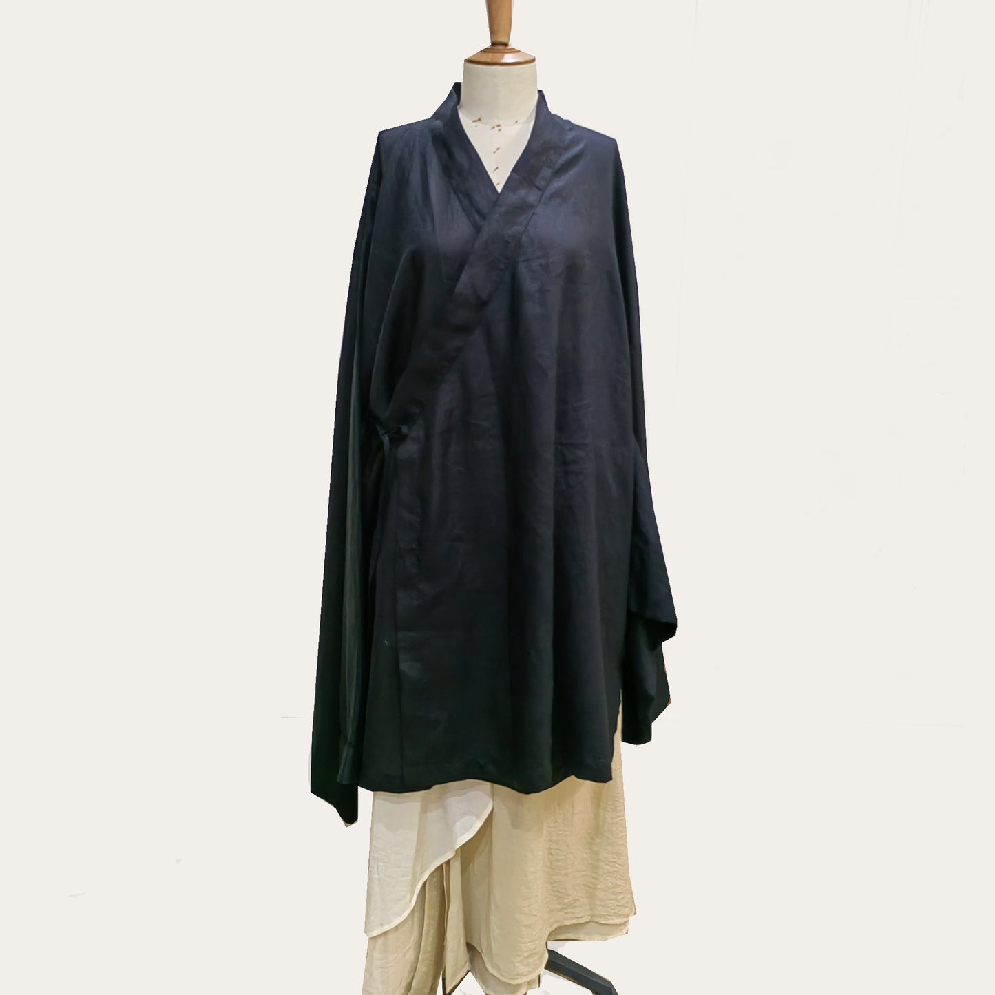 Linen hanfu style top Linen Kimiono extra long sleeves kimono top linen hanfu jacket