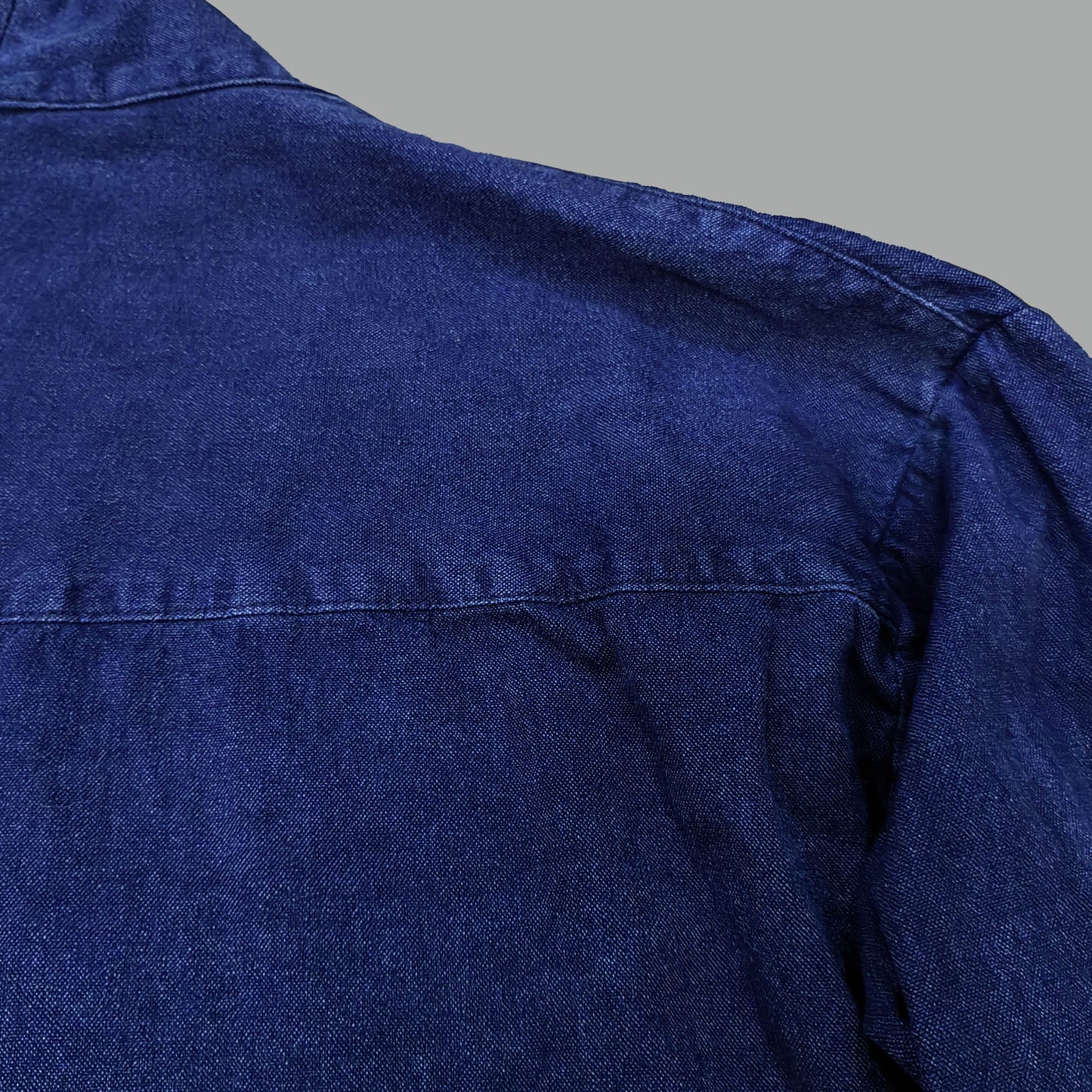 Indigo cotton shirt kimono style cotton shirt hand dyed indigo cotton shirt unisex