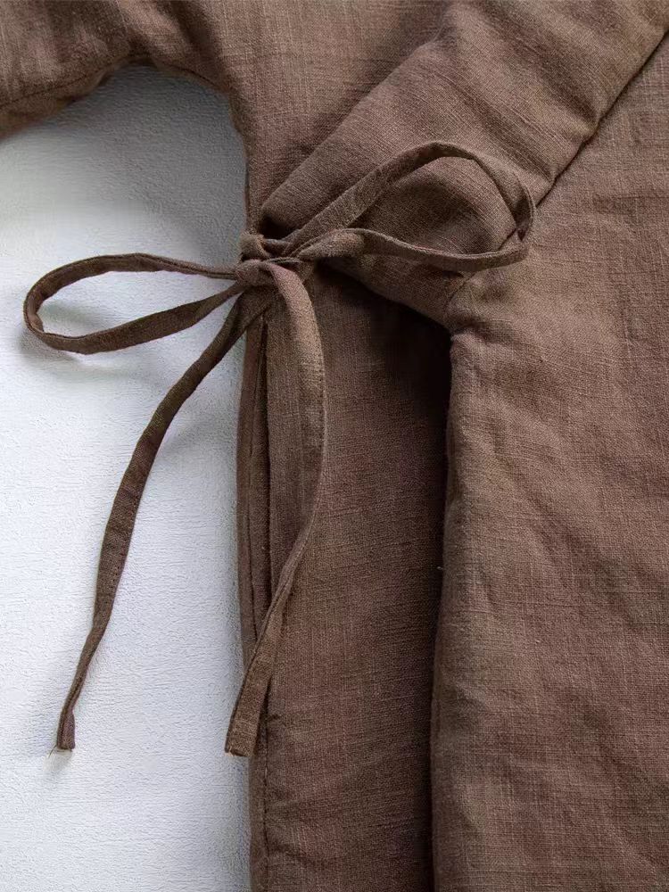 Padded Hanfu style winter coat cotton padded coat