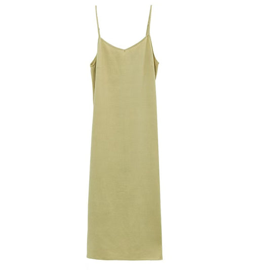 Ramie Spaghetti Strap Dress,Slip dress Natural Ramie Dress, Ramie Summer Dress Ramie cotton Cami Dress Linen dress Linen cami linen camisole Cotton dress