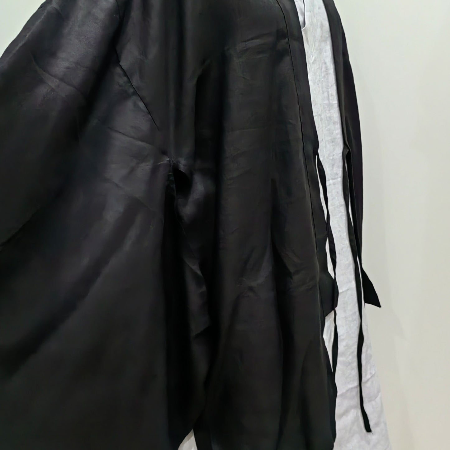 Swallow top Hanfu style extra large sleeves with swallow tail linen top