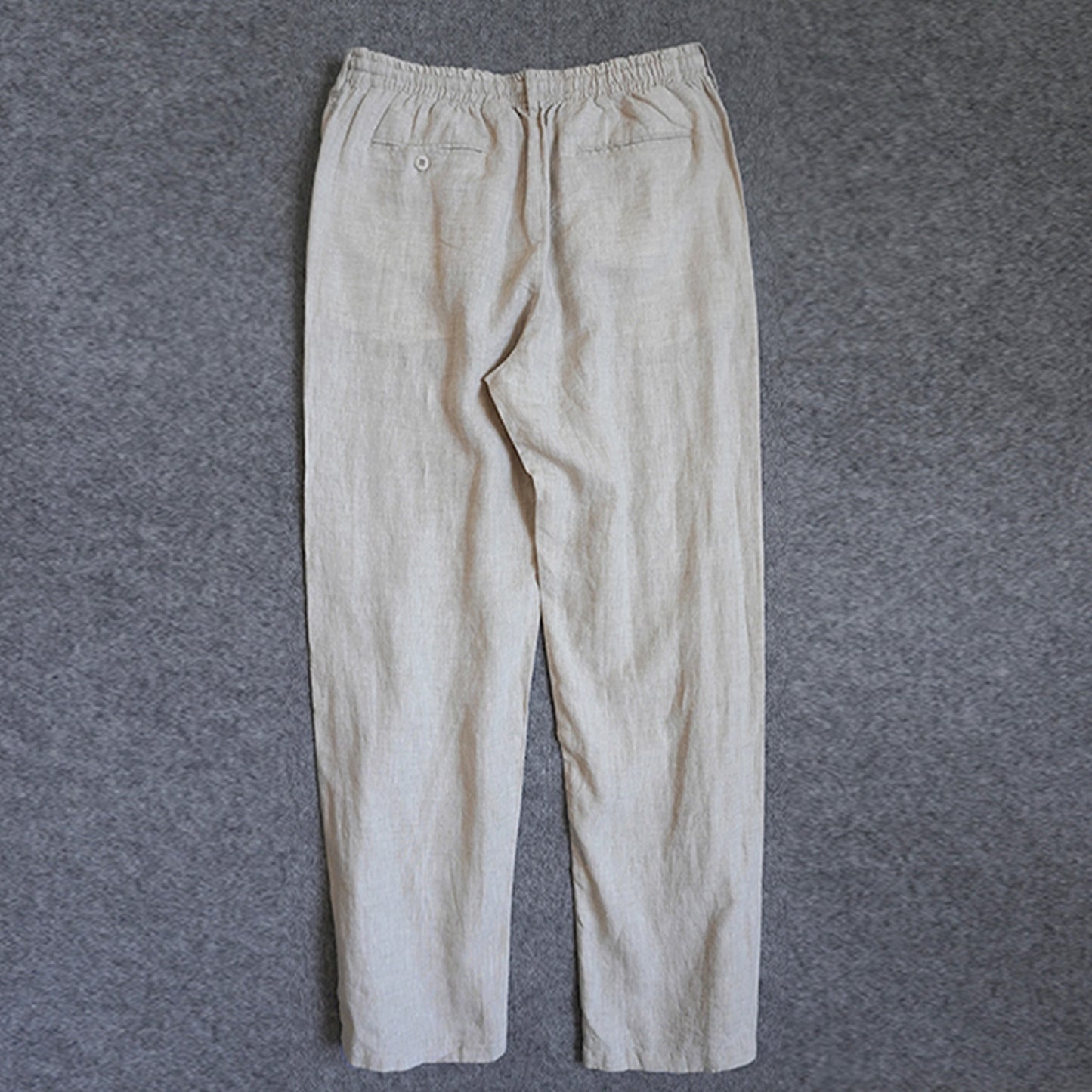 Washed Linen pants man's pants relax fit linen pants long loose fit comfy pants