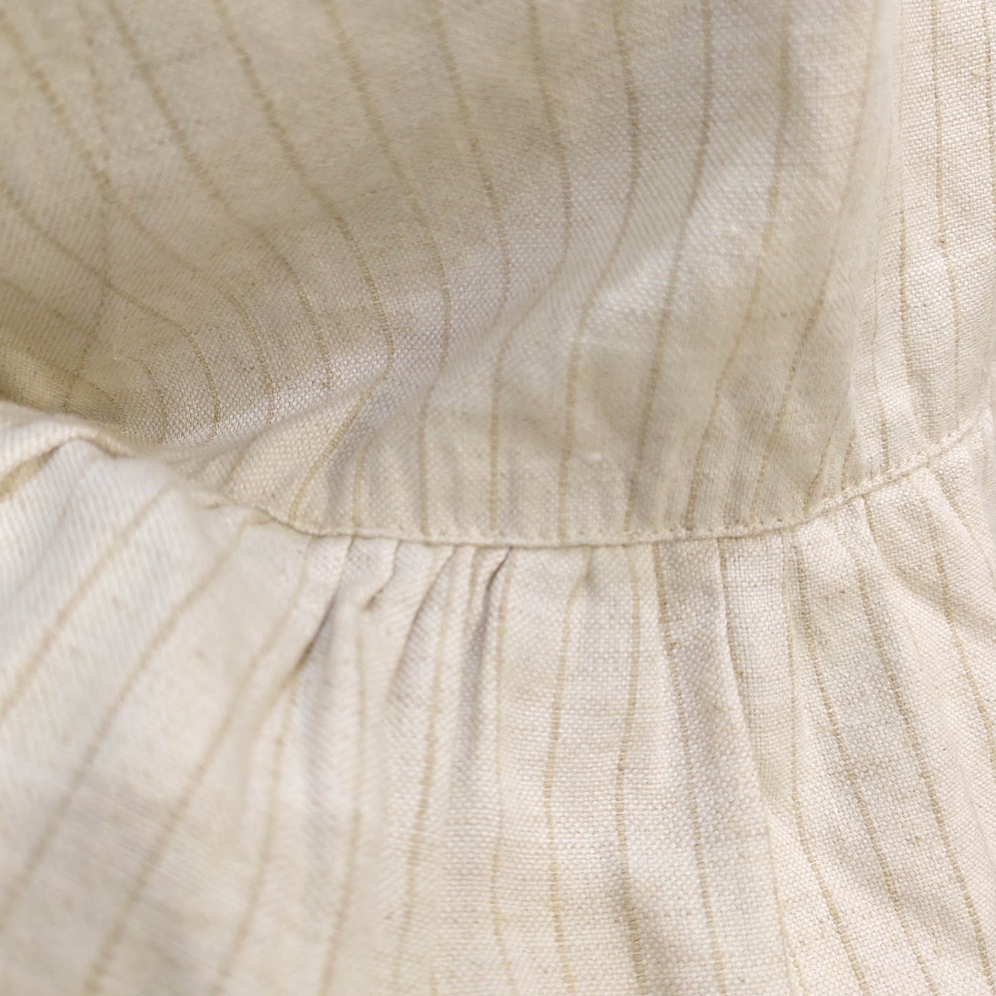 Spring Linen striped vest flare vest soft linen vest side open vest striped vest