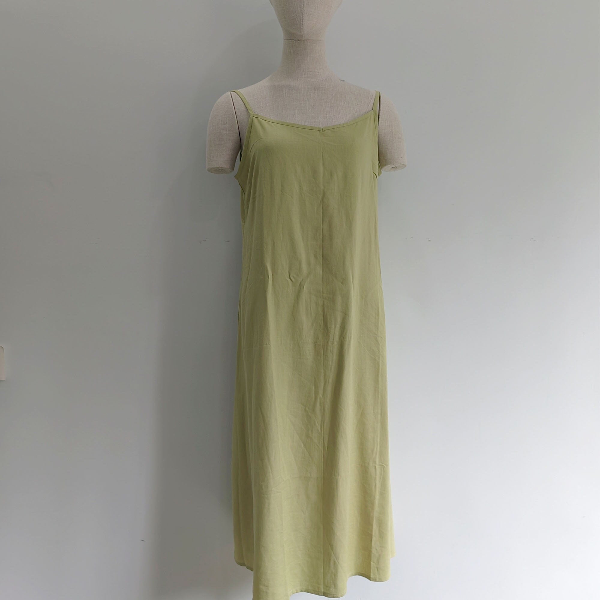 Ramie Spaghetti Strap Dress,Slip dress Natural Ramie Dress, Ramie Summer Dress Ramie cotton Cami Dress Linen dress Linen cami linen camisole Cotton dress