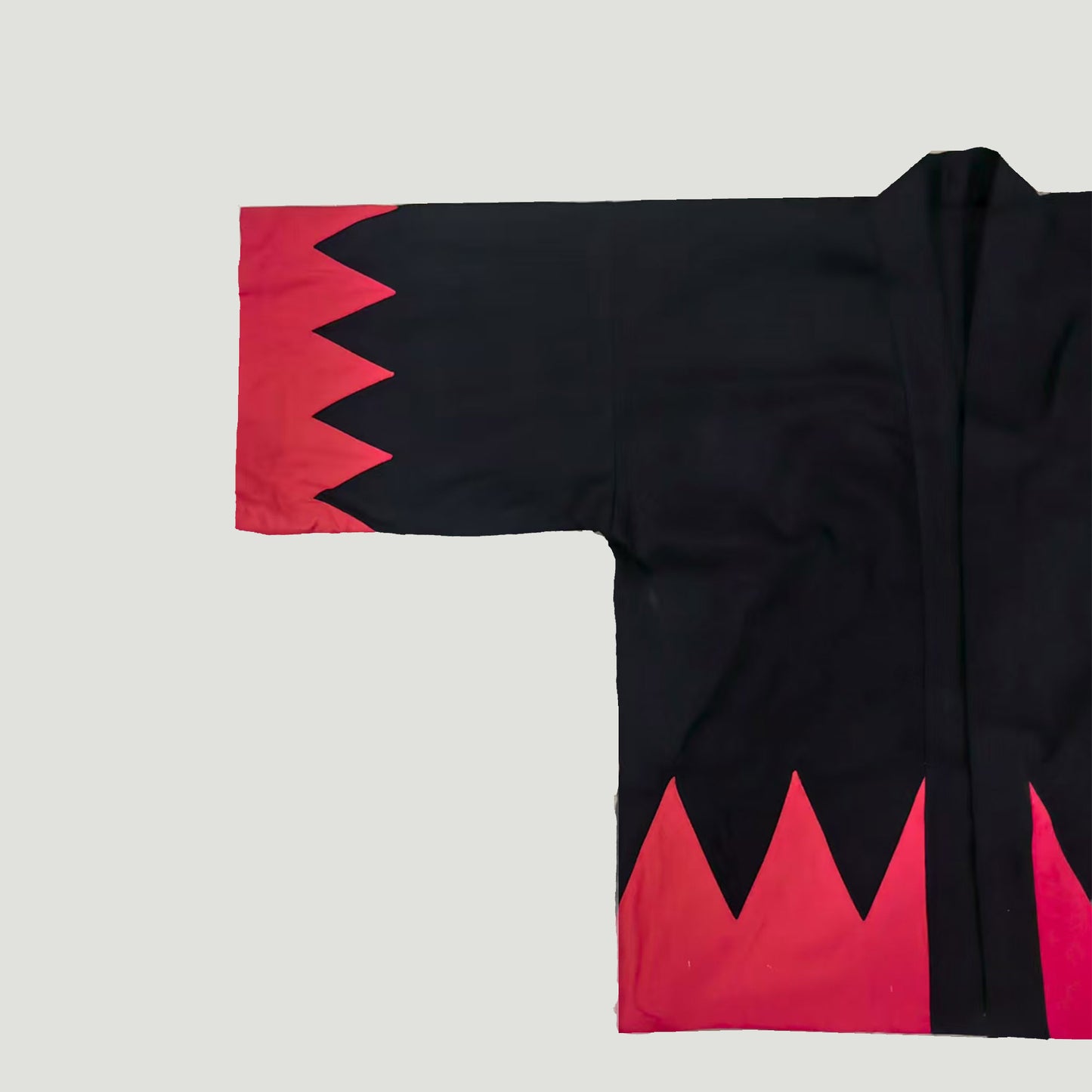 Custom made project Fire Kimono jacket cotton canvas