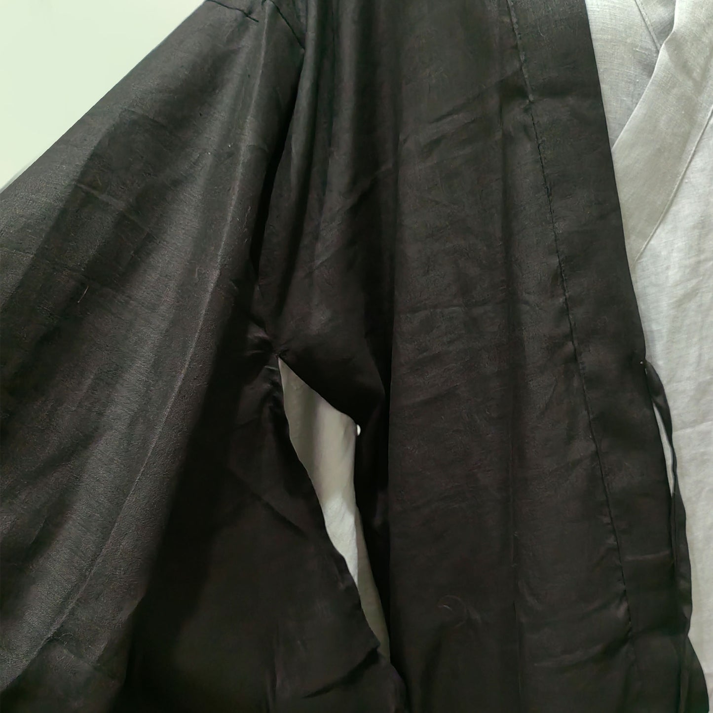 Swallow top Hanfu style extra large sleeves with swallow tail linen top