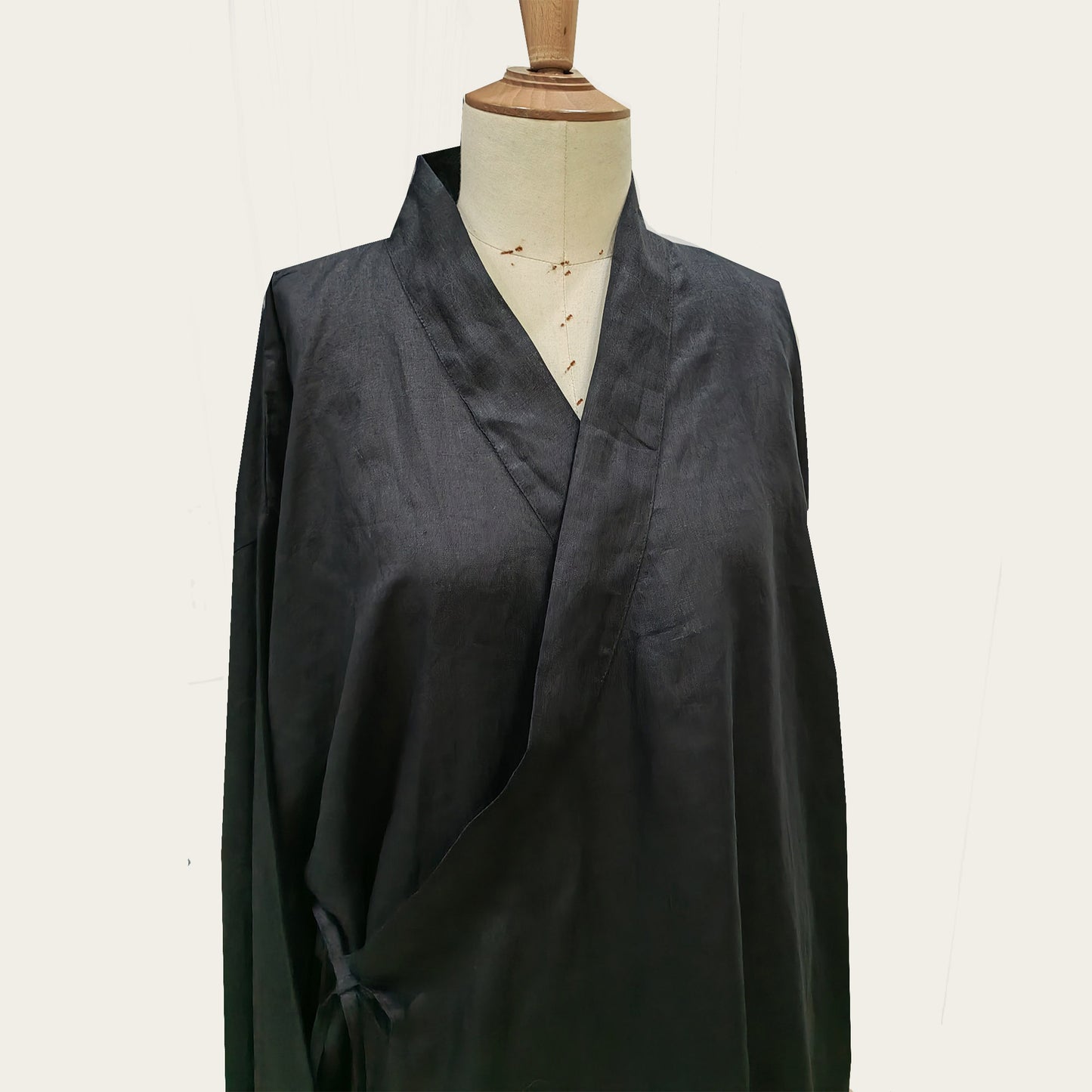 Linen hanfu style top Linen Kimiono extra long sleeves kimono top linen hanfu jacket