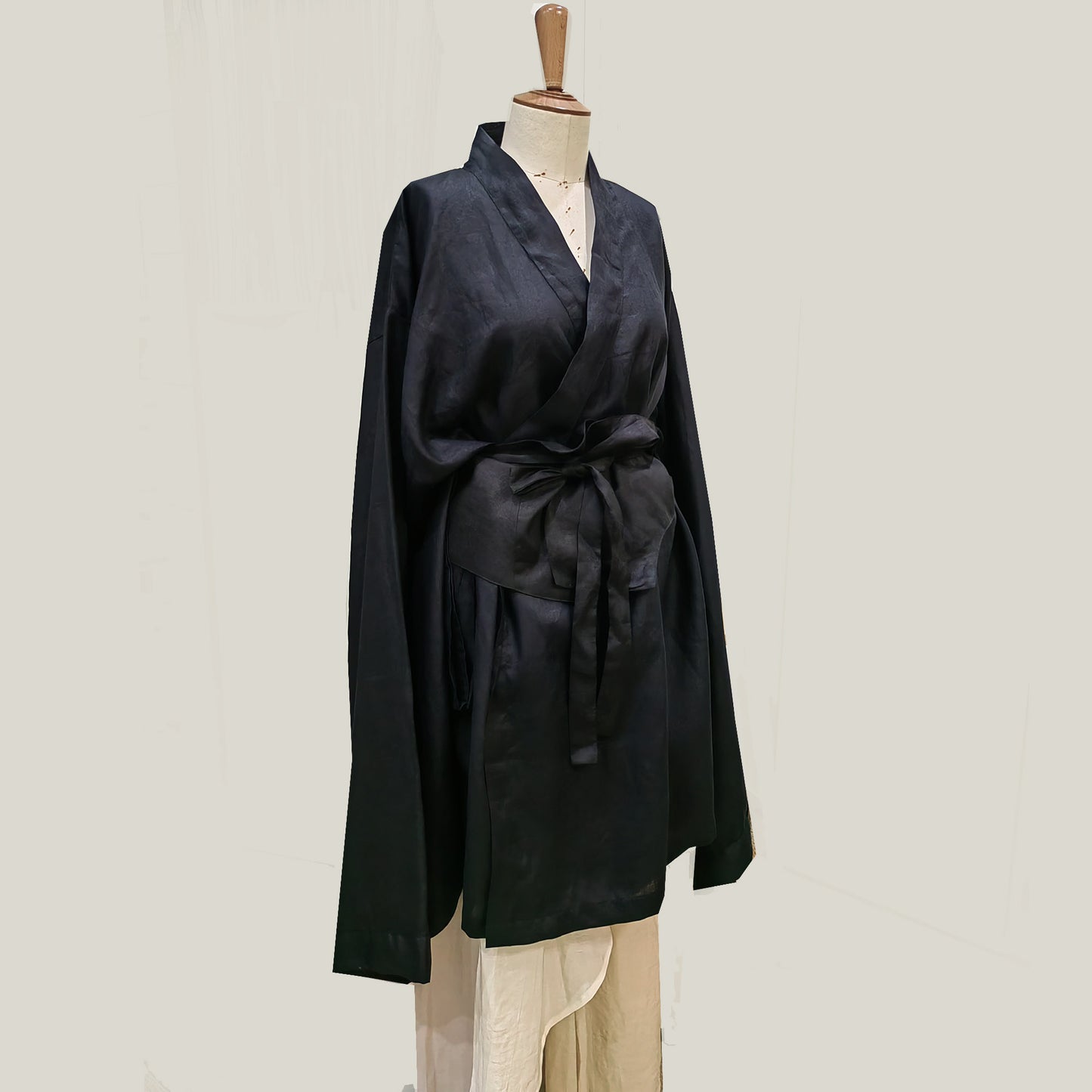 Linen hanfu style top Linen Kimiono extra long sleeves kimono top linen hanfu jacket