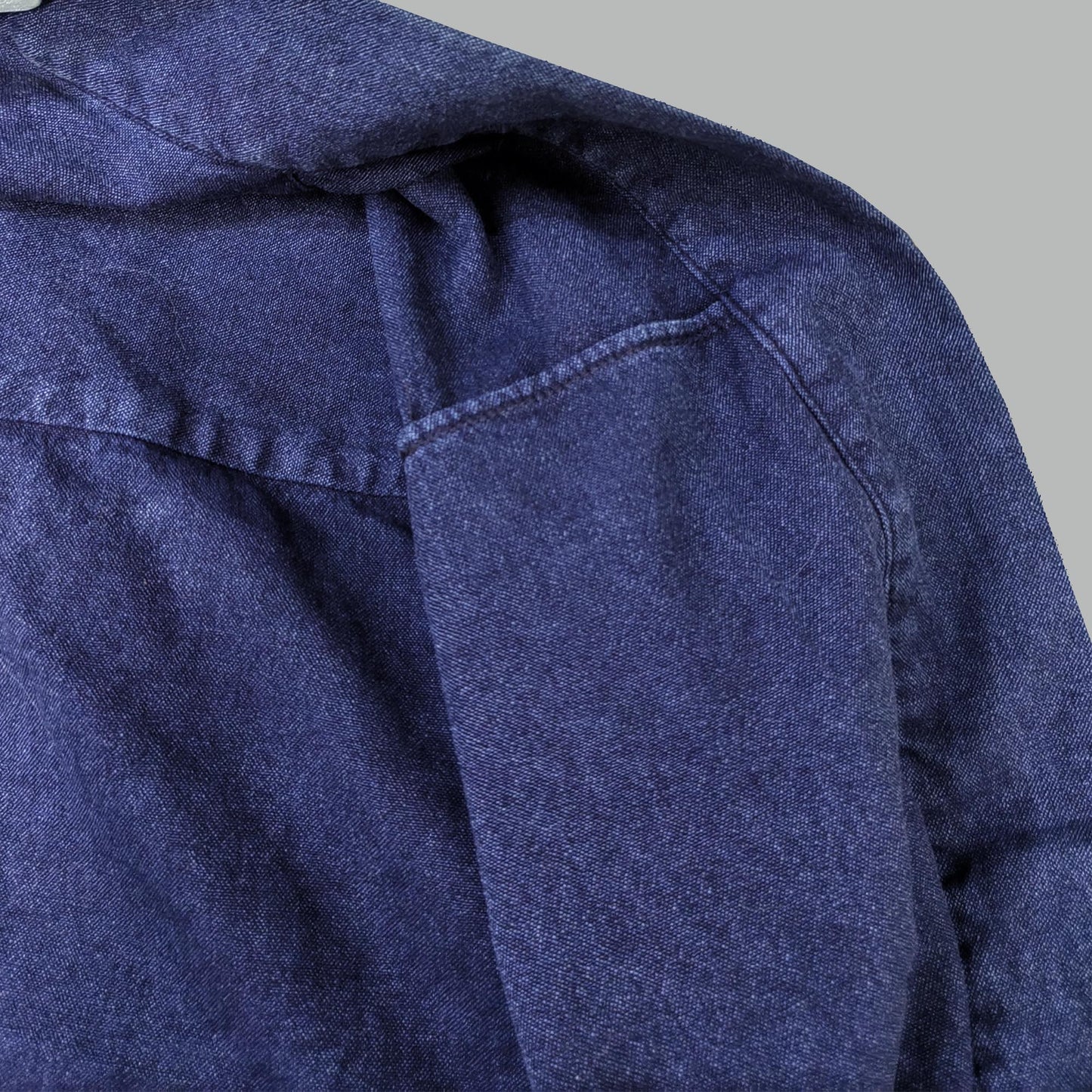 Indigo cotton shirt kimono style cotton shirt hand dyed indigo cotton shirt unisex