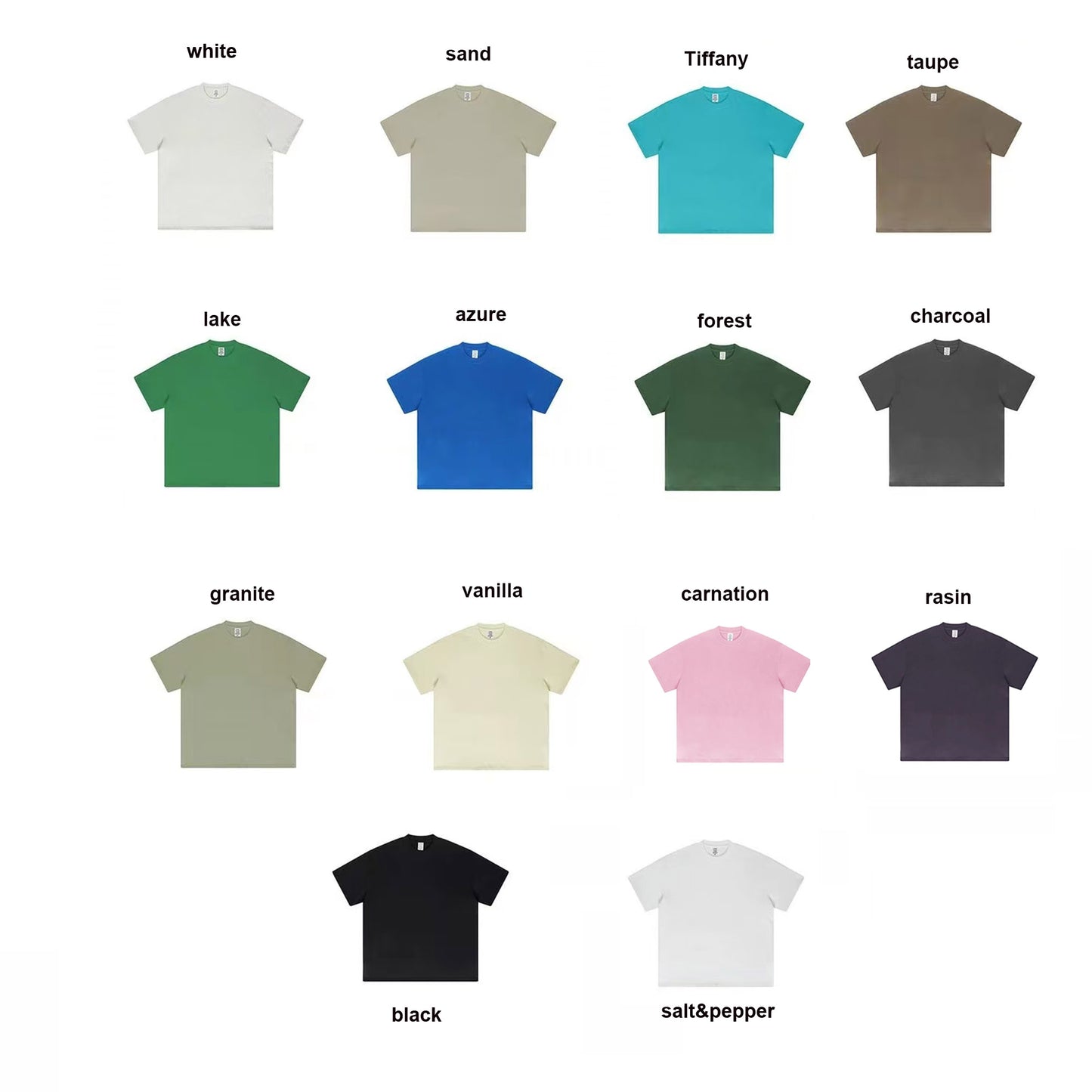 425g heavy quality T shirt thick cotton oversize  relax fit T shirt unisex thick cotton t shirt 14 colors