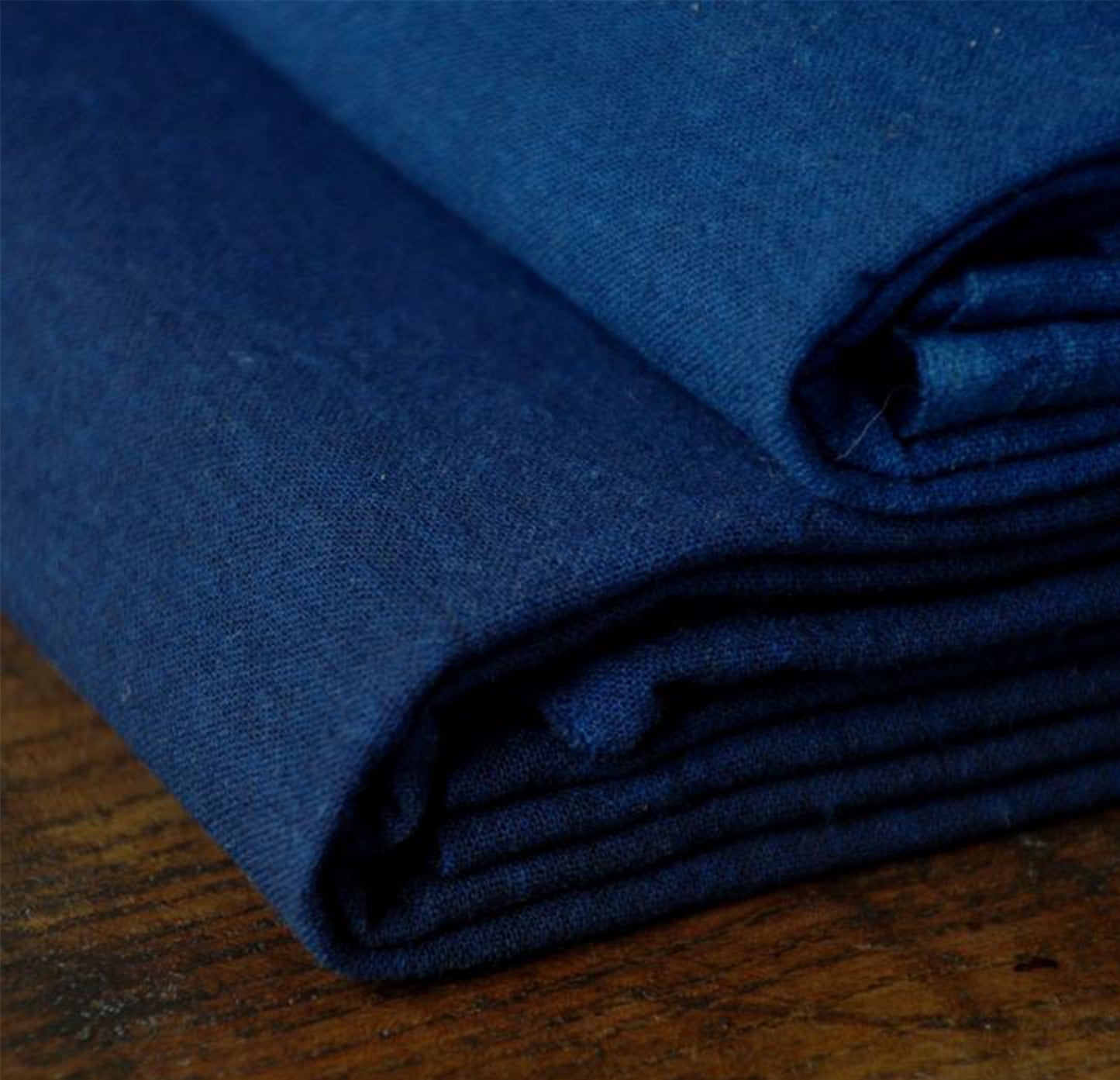 Plant dyed indigo fabric woad dyeing cotton fabric different blue tone wide width cotton poplin fabric