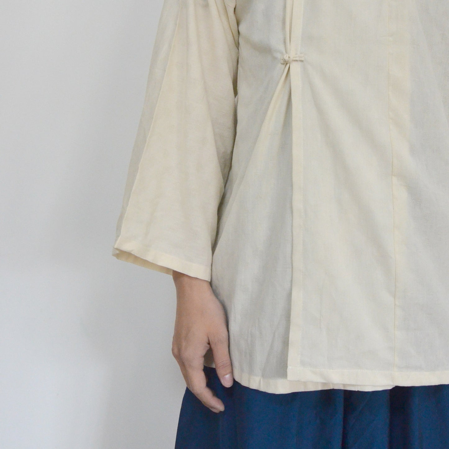 Chinese Hanfu Song Dynastic style cotton men's shirt ancient Chinese style men's top