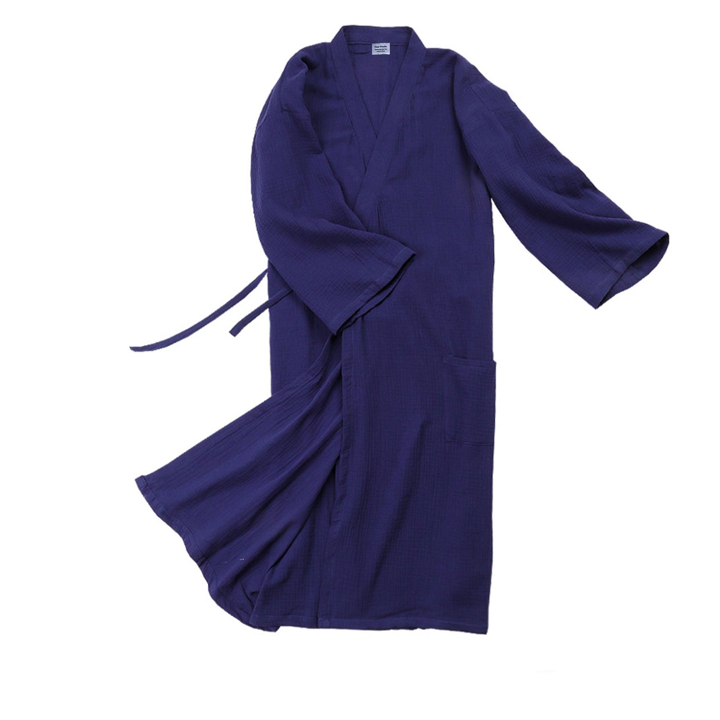 Soft cotton kimono robe cotton double gauze pajamas robe light weight cotton robe home staying robe