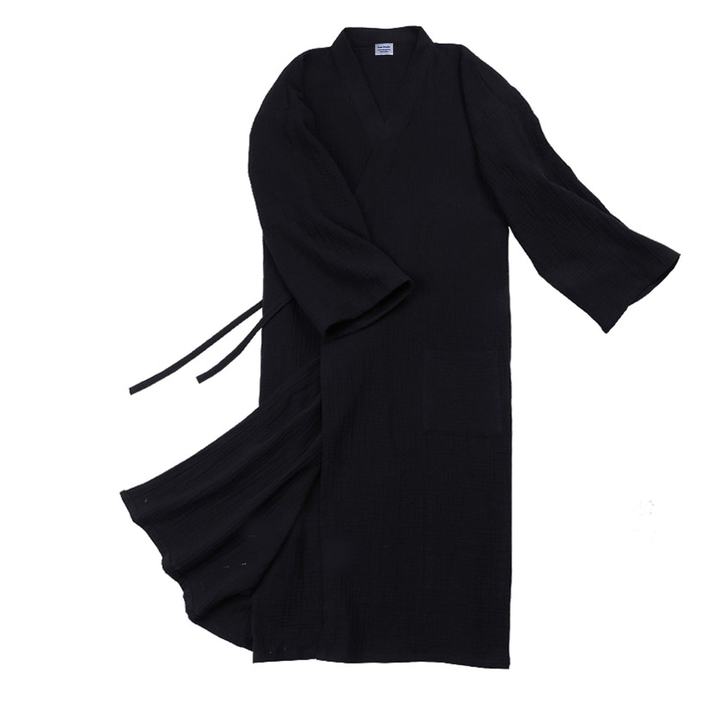 Soft cotton kimono robe cotton double gauze pajamas robe light weight cotton robe home staying robe