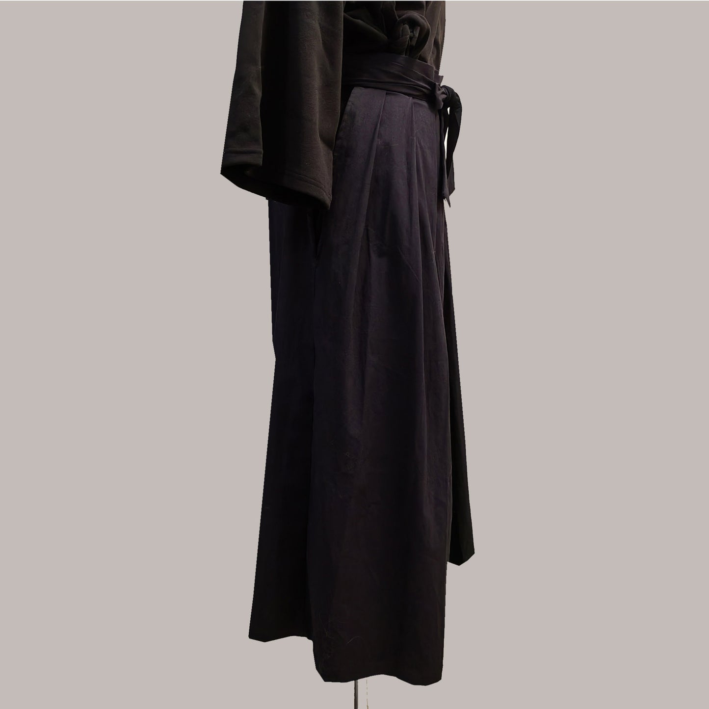 Hakuma pants Custom made cotton Hakuma pants Japanese traditional wide leg Bushidou pants