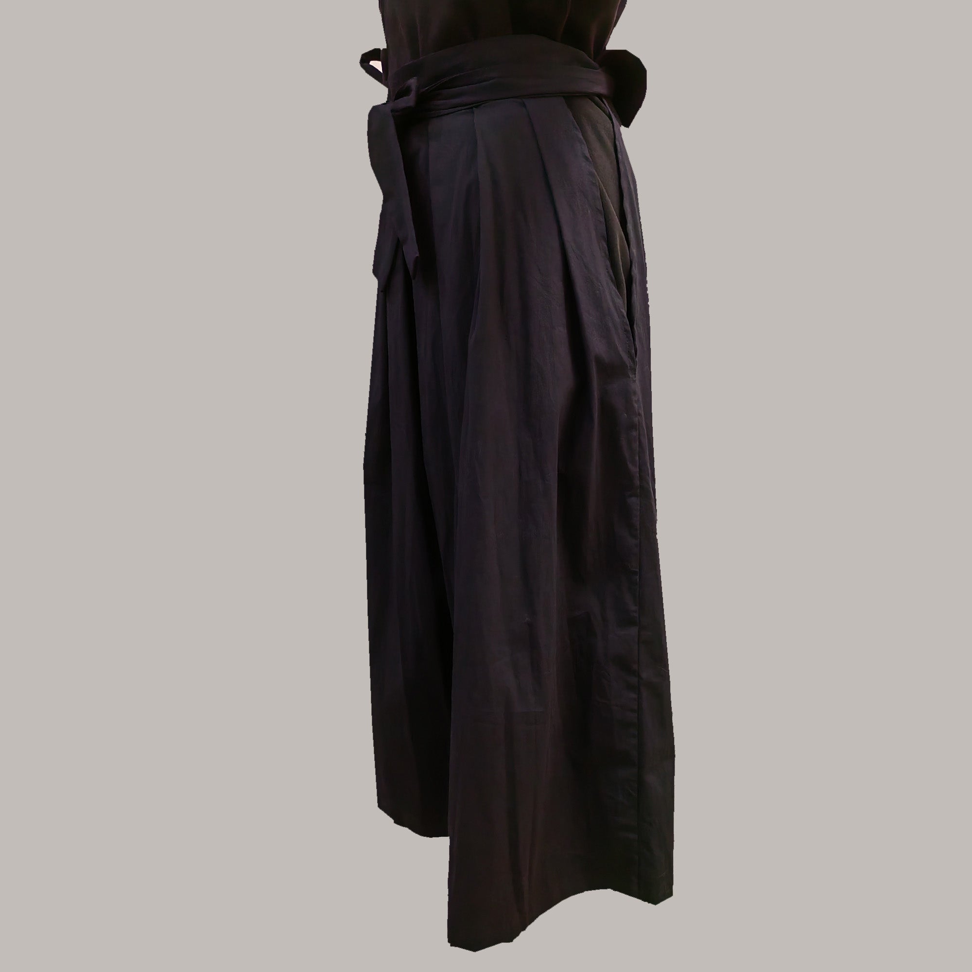 Hakuma pants Custom made cotton Hakuma pants Japanese traditional wide leg Bushidou pants