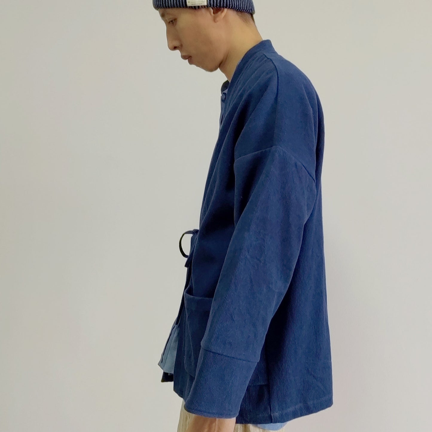 Kimono Indigo Blue Plant dye sashiko fabric heavy weigth sashiko indigo cotton kimono jacket hand dyed kimono