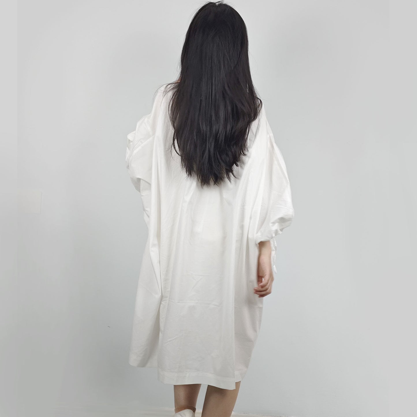 Cotton white shirtdress cotton blouse oversize cotton shirt women's oversize loose fit top extra long oversize shirt white cotton shirtdress