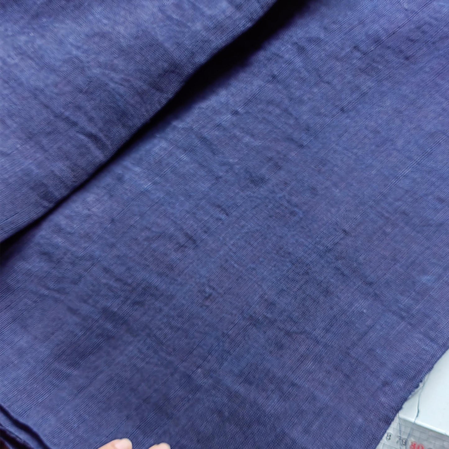 Hand woven hemp fabric Natural Indigo dyeing hemp sheet 4 colors available