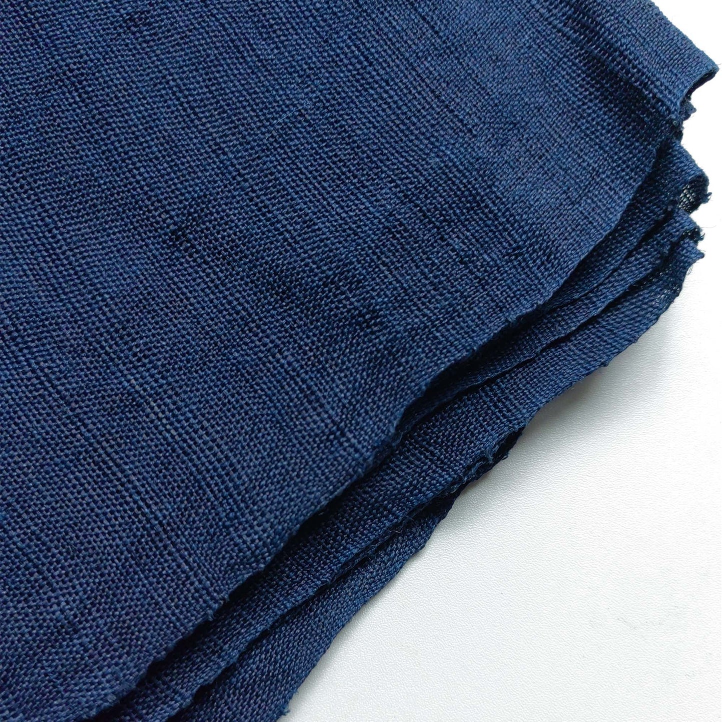 Hand woven hemp fabric Natural Indigo dyeing hemp sheet 4 colors available