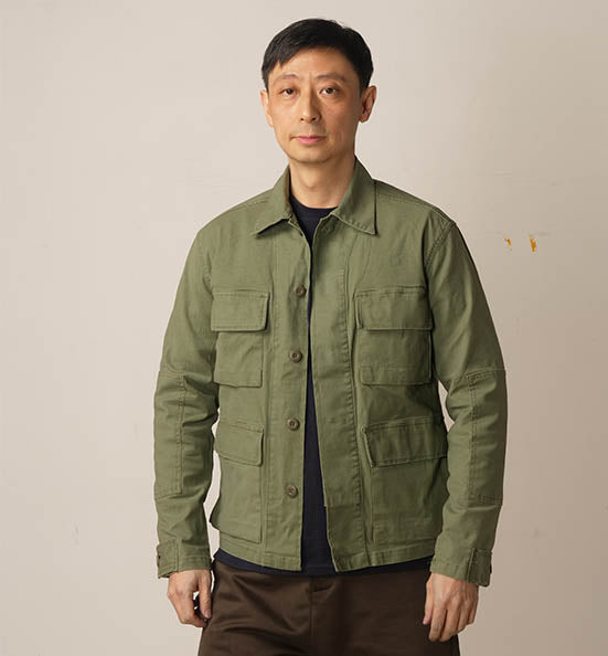 Army Green pocket jacket cotton jacket BDU jacket WWII US Army Combat Field Jacket retro military jacket army jacket