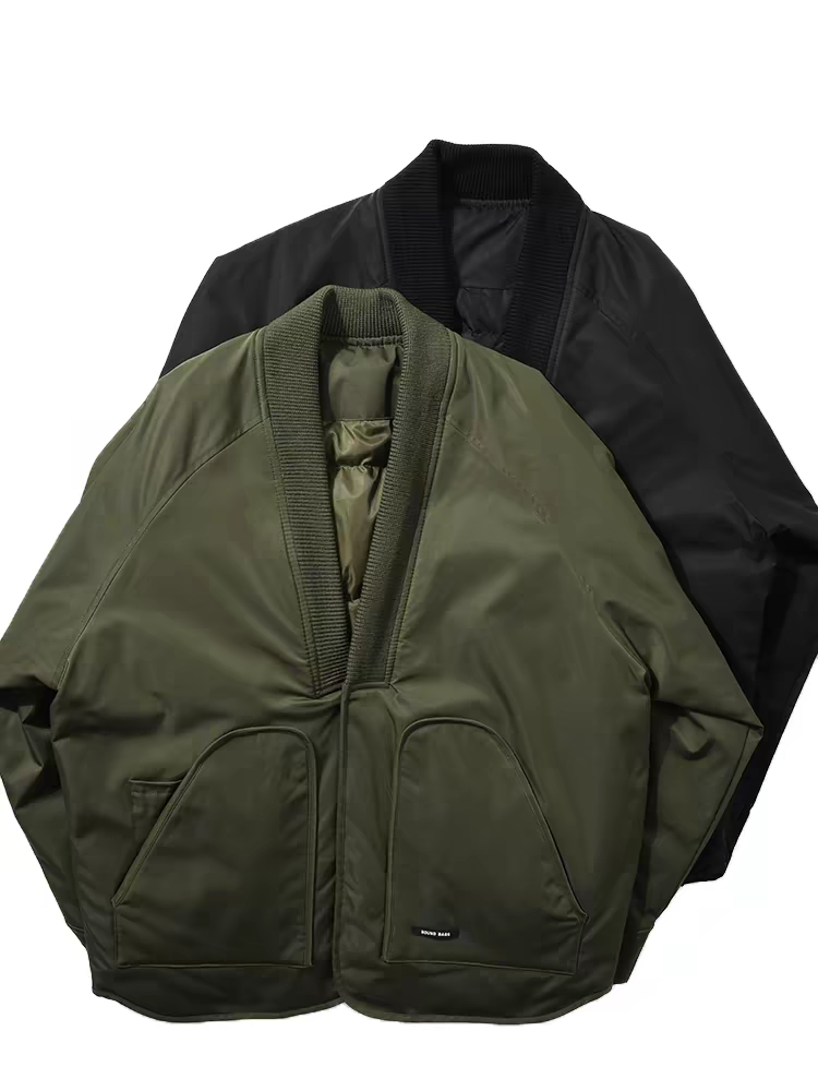 Winter down Kimono Coat padded Kimono Jacket