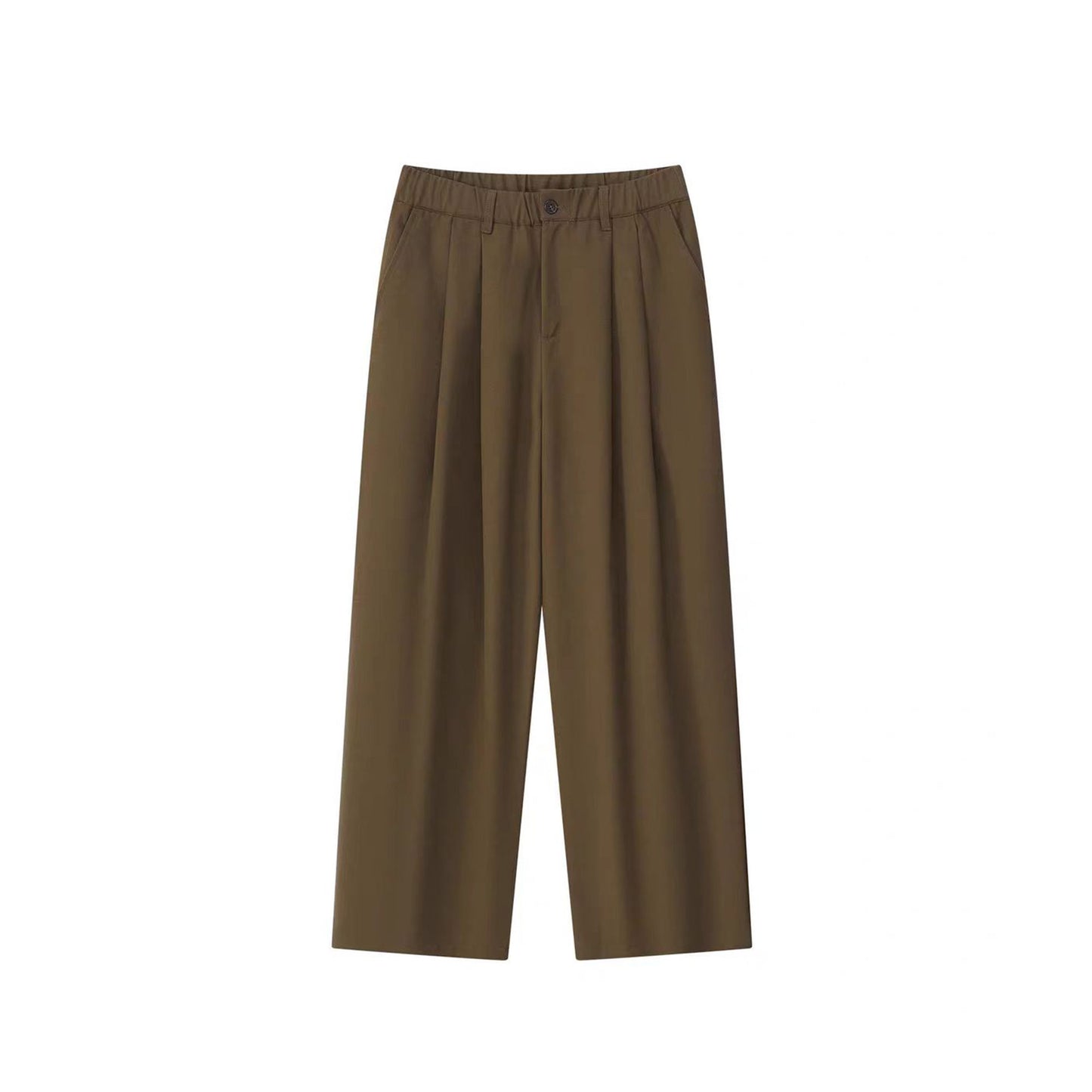 Unisex Loose fit pants elastic band waist wide leg loose fit pants
