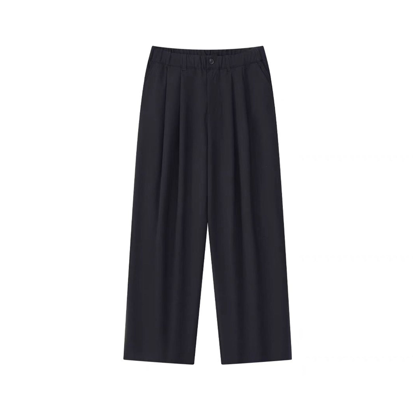 Unisex Loose fit pants elastic band waist wide leg loose fit pants