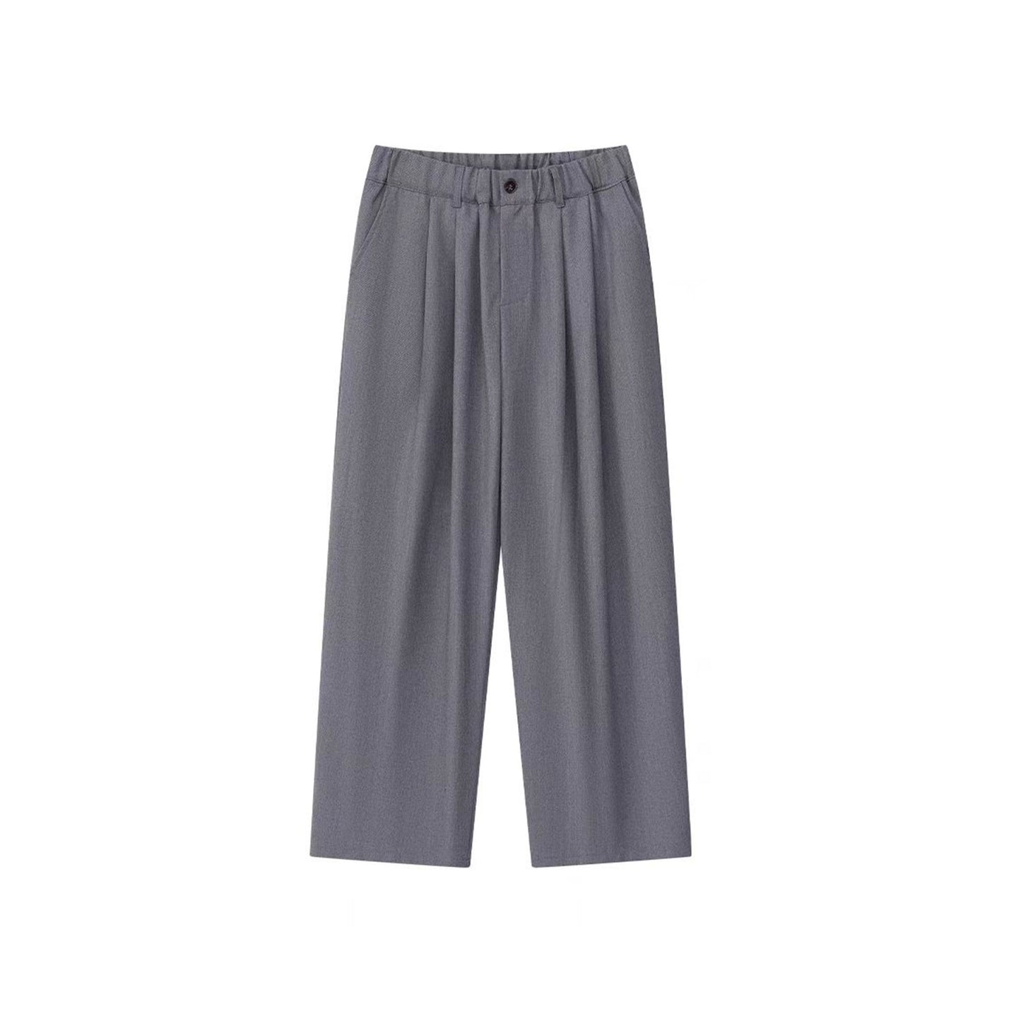 Unisex Loose fit pants elastic band waist wide leg loose fit pants