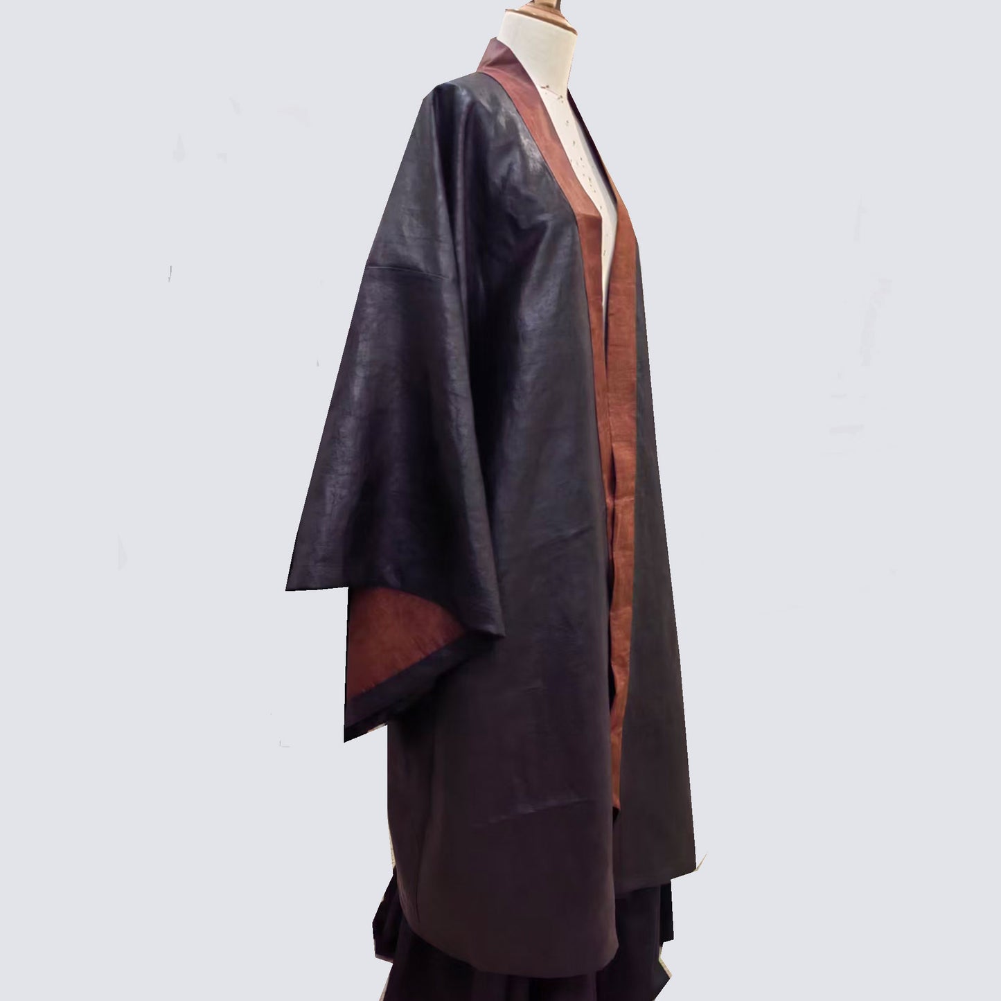 Heavy Silk Canton gambiered mud dyed silk Ryuso