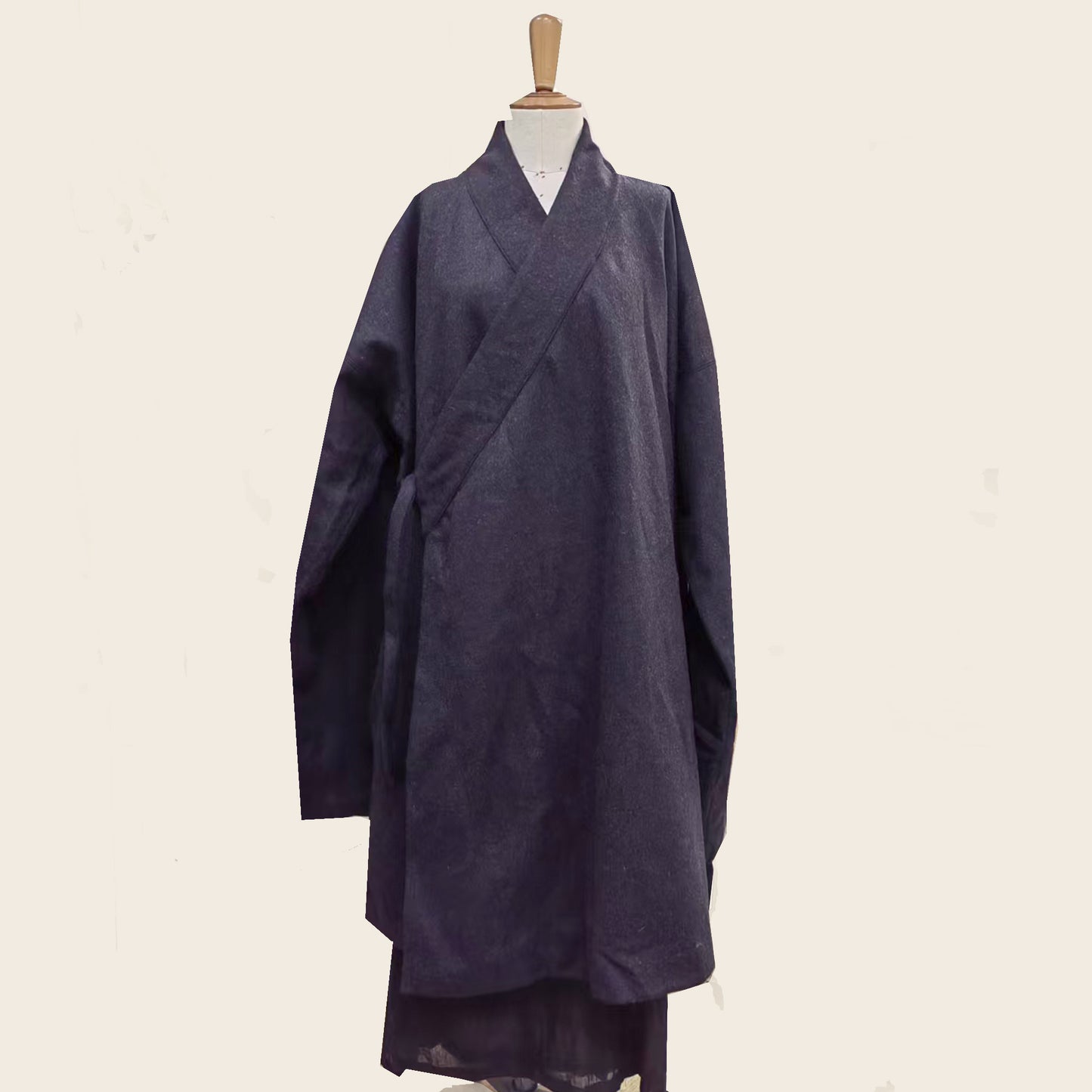 Wool felt Tibetan coat extra long sleeves winter Chuba coat