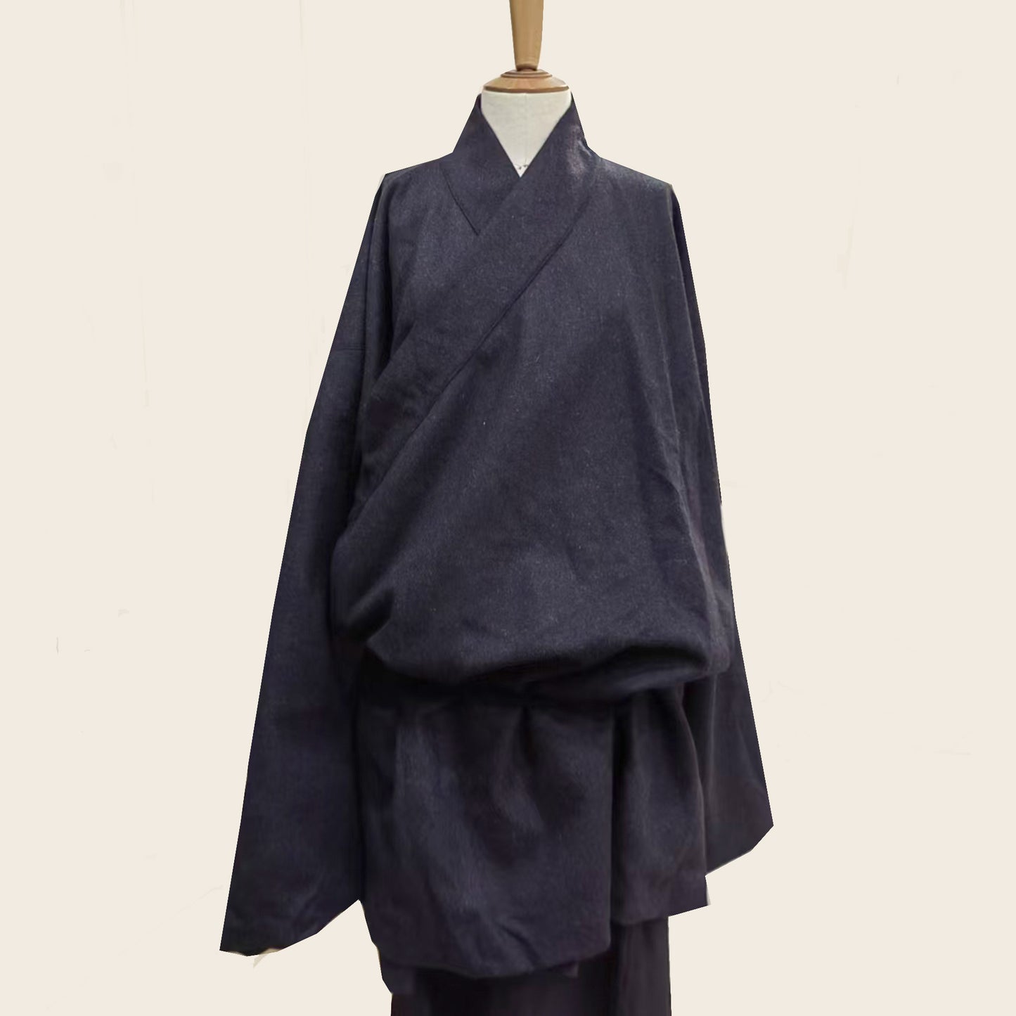 Wool felt Tibetan coat extra long sleeves winter Chuba coat