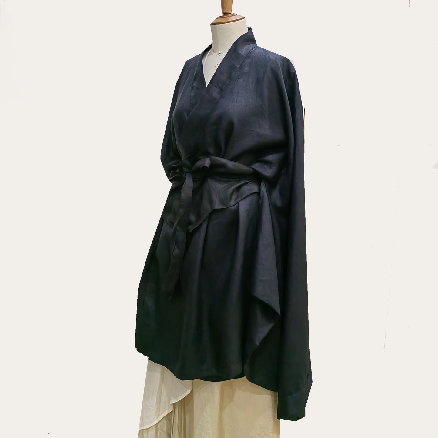 Linen hanfu style top Linen Kimiono extra long sleeves kimono top linen hanfu jacket