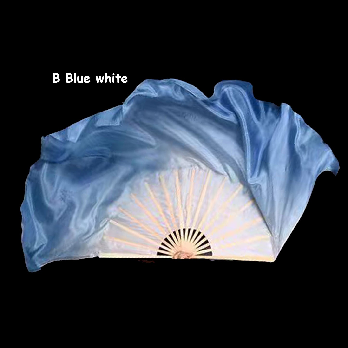 Silk dancing fan real silk fan dancing fan different colors and different sizes